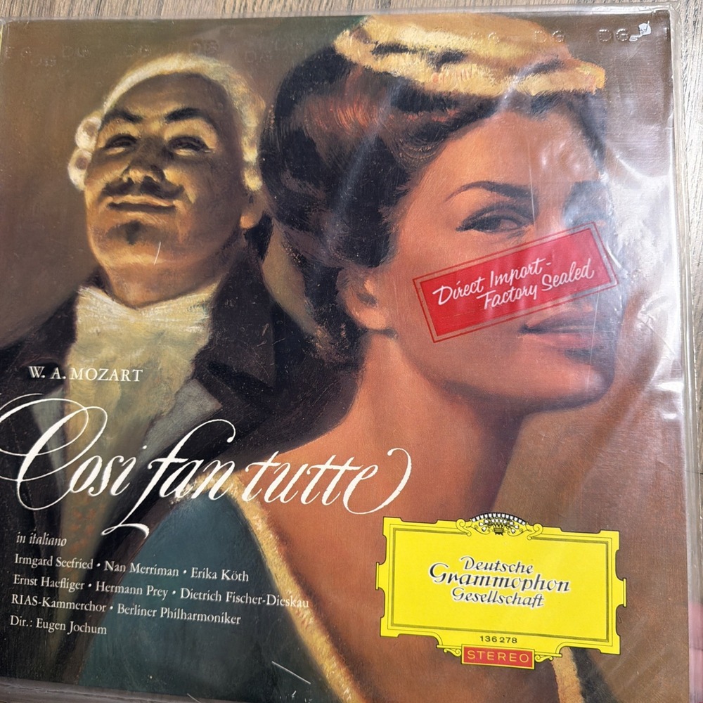 Mozart's Cosi Fan Tutte - Deutsche Grammophon 136278 33 RPM Stereo 1964 Sealed